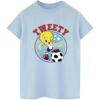 T-shirt Dessins Animés Tweety Football Circle