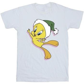 T-shirt Dessins Animés Tweety Christmas Hat