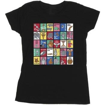 T-shirt Dessins Animés Grid Squares