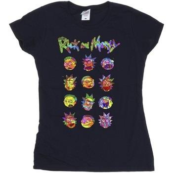 T-shirt Rick And Morty Tie Dye Faces