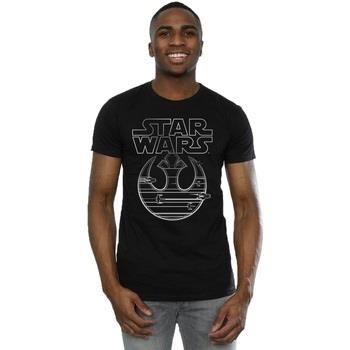 T-shirt Disney The Last Jedi Resistance Logo Metallic
