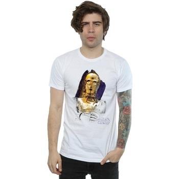 T-shirt Disney The Last Jedi C-3PO Brushed