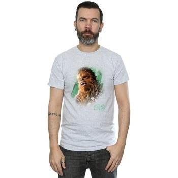 T-shirt Disney The Last Jedi Chewbacca Brushed