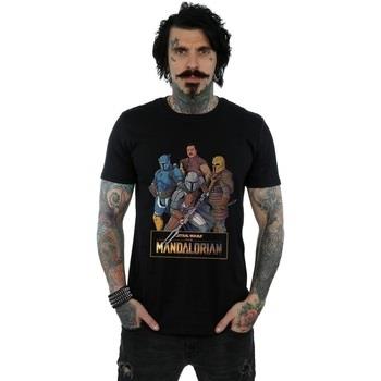 T-shirt Disney The Mandalorian Character Collage