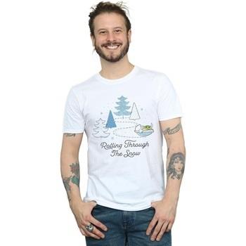 T-shirt Disney The Mandalorian Rolling Through The Snow