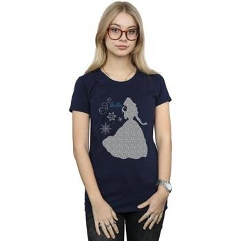 T-shirt Disney Belle Christmas Silhouette