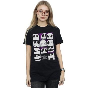 T-shirt Disney Nightmare Before Christmas Many Faces Of Jack