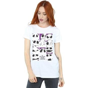 T-shirt Disney Nightmare Before Christmas Many Faces Of Jack