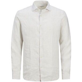 Chemise Jack &amp; Jones 12251673 PARKER LINEN-TRAVERINE