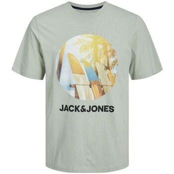 T-shirt enfant Jack &amp; Jones 12249870 NAVIN-DESERT SAGE