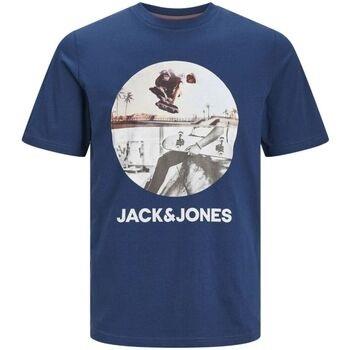 T-shirt enfant Jack &amp; Jones 12249870 NAVIN-ENSIGN BLUE