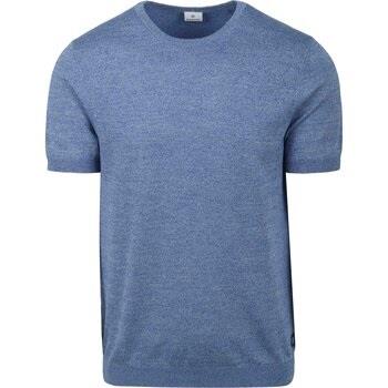 T-shirt Blue Industry Knitted T-Shirt Melanger Bleu