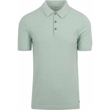 T-shirt No Excess Knitted Poloshirt Structure Vert