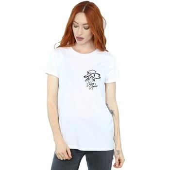 T-shirt Janis Joplin Outline Sketched