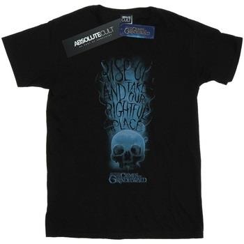 T-shirt enfant Fantastic Beasts The Crimes Of Grindelwald Skull Smoke