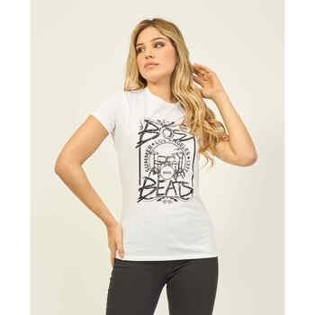 T-shirt BOSS T-shirt femme en coton avec imprimé saisonnier