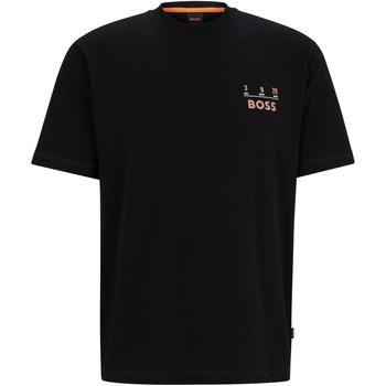 T-shirt BOSS T-shirt Backprint Noir