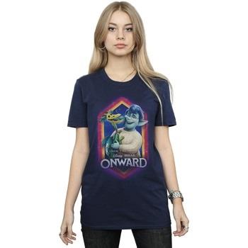 T-shirt Disney Onward Laurel And Blazey Crest