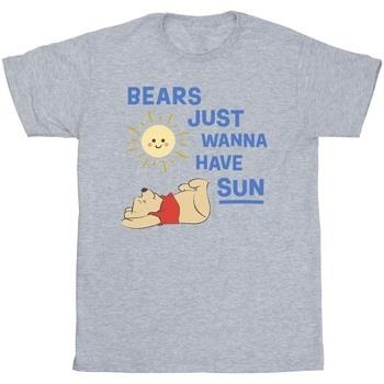 T-shirt enfant Disney Winnie The Pooh Bears Just Wanna Have Sun