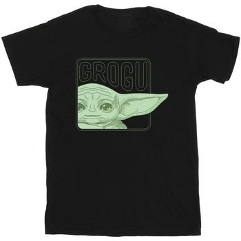 T-shirt Disney The Mandalorian Grogu Box