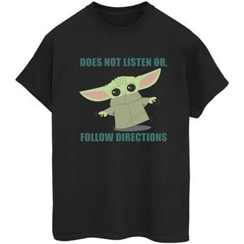 T-shirt Disney The Mandalorian Does Not Listen