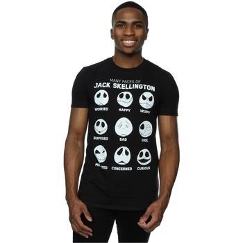 T-shirt Disney Nightmare Before Christmas Many Faces Of Jack