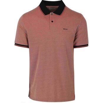 T-shirt Gant Shield Oxford Piqué Polo Rouge
