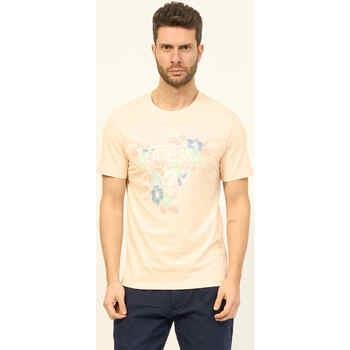 T-shirt Guess T-shirt à col rond en coton avec logo imprimé