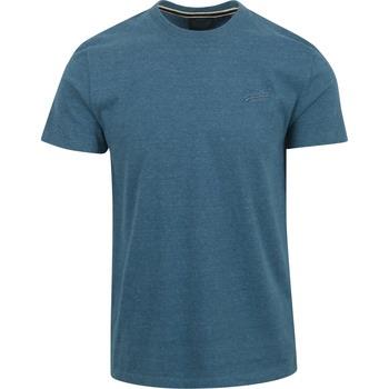T-shirt Superdry T-Shirt Classique Melange Bleu