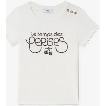 T-shirt Le Temps des Cerises T-shirt carole blanc imprimé