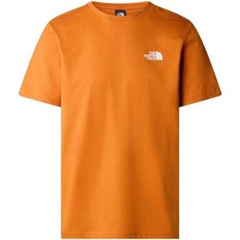 T-shirt The North Face NF0A87NP M SS BOX NSE TEE-PCO ORANGE