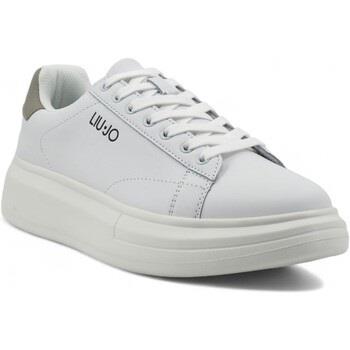 Chaussures Liu Jo Big 01 Sneaker Uomo White Taupe 7B4027-PX474