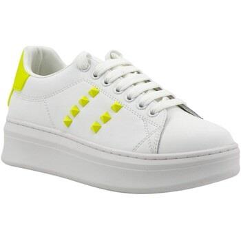 Chaussures GaËlle Paris Sneaker Donna Giallo Fluo Bianco GACAW00023