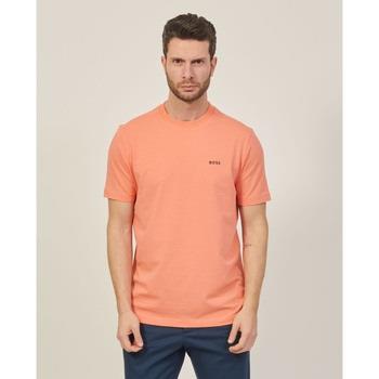 T-shirt BOSS T-shirt casual pour hommes avec logo contrasté