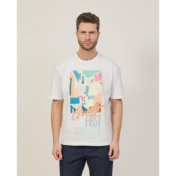 T-shirt Guess T-shirt homme en coton avec imprimé