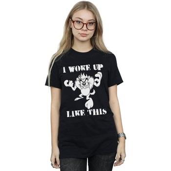 T-shirt Dessins Animés Taz I Woke Up Like This