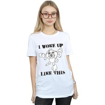 T-shirt Dessins Animés Taz I Woke Up Like This