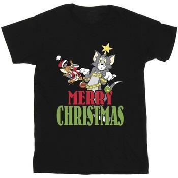 T-shirt Dessins Animés Merry Christmas Baubles