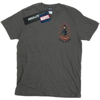 T-shirt Marvel Black Widow Tattoo Breast Print