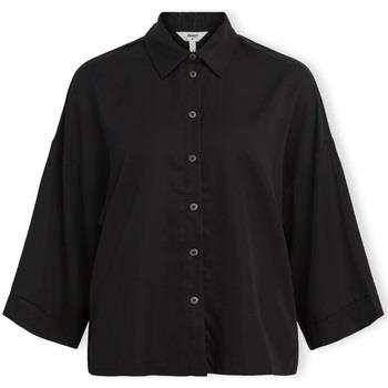 Blouses Object Noos Tilda Boxy Shirt - Black