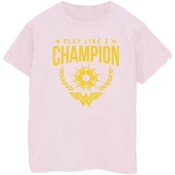 T-shirt Dc Comics Play Like A Champion