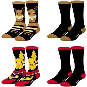 Chaussettes Freegun Lot de 4 paires de chaussettes homme Pokémon