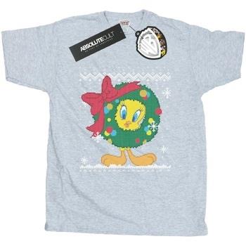 T-shirt Dessins Animés Tweety Pie Christmas Fair Isle