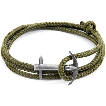 Bracelets Anchor &amp; Crew Bracelet Ancre Admiral Argenté Et Corde