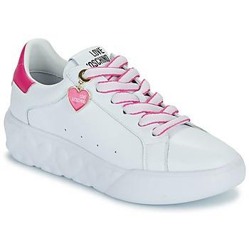 Baskets basses Love Moschino FUXIA HEART+GOLD