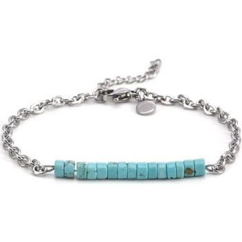 Bracelets Sixtystones Bracelet Chaine Acier Perles Heishi 4mm -Medium-...