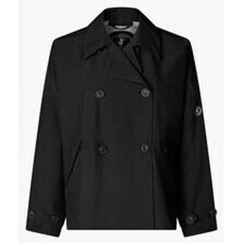 Manteau Save The Duck Trench court imperméable Ina noir-047046