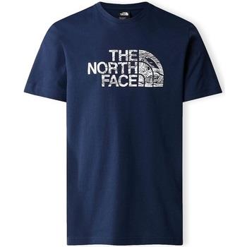 T-shirt The North Face Woodcut Dome T-Shirt - Summit Navy