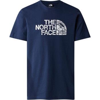 Chemise The North Face M S/S WOODCUT DOME TEE