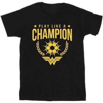 T-shirt Dc Comics Wonder Woman Play Like A Champion